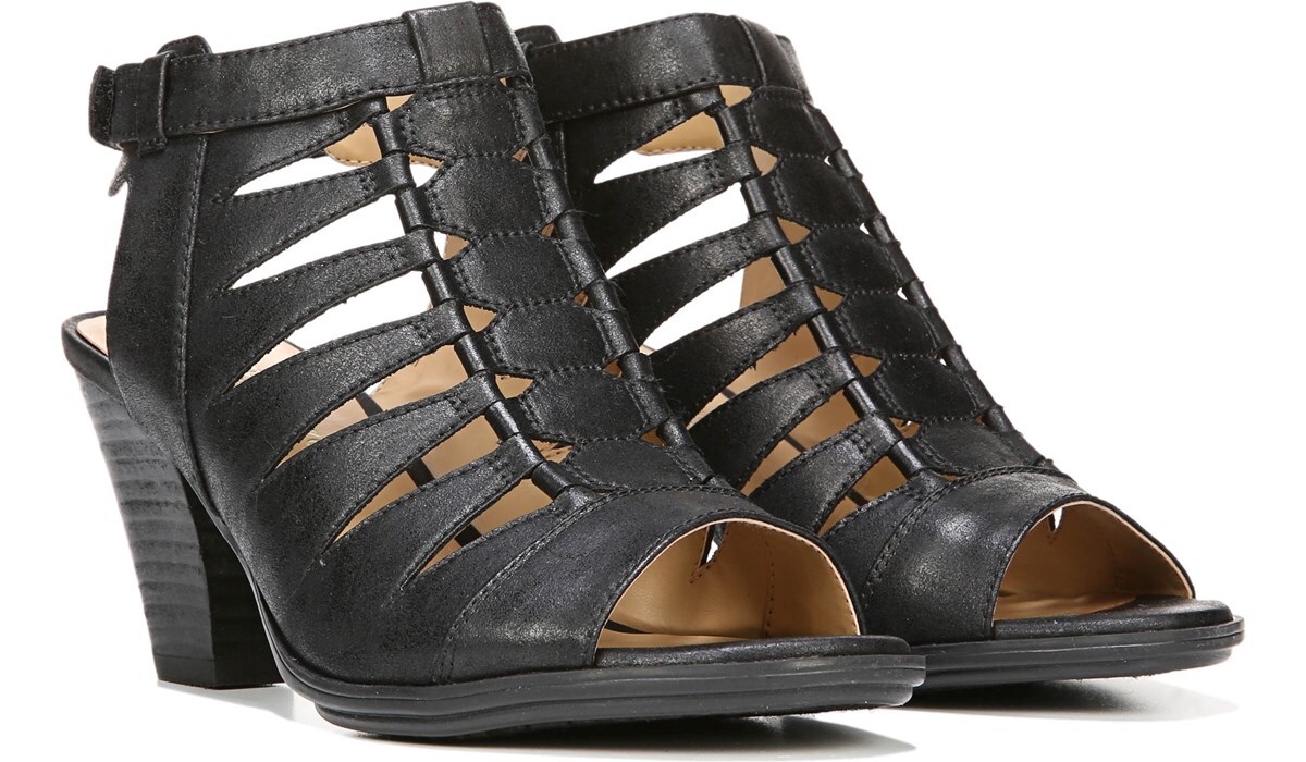 naturalizer peep toe booties