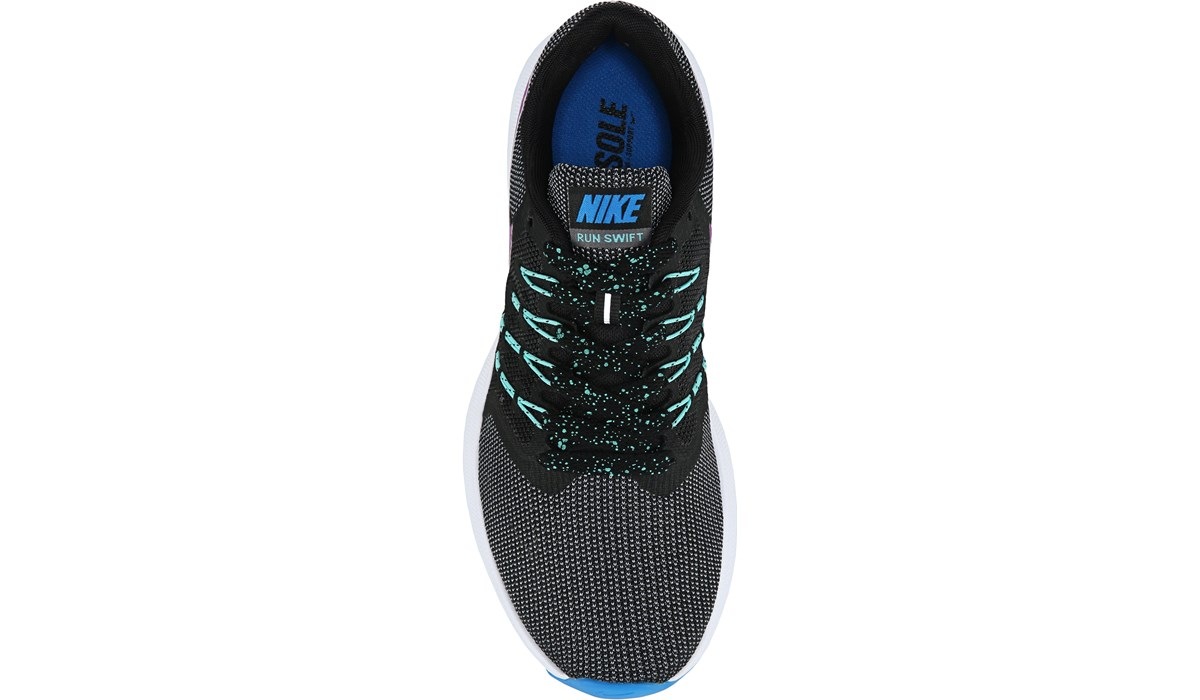 nike run swift women's running shoes black