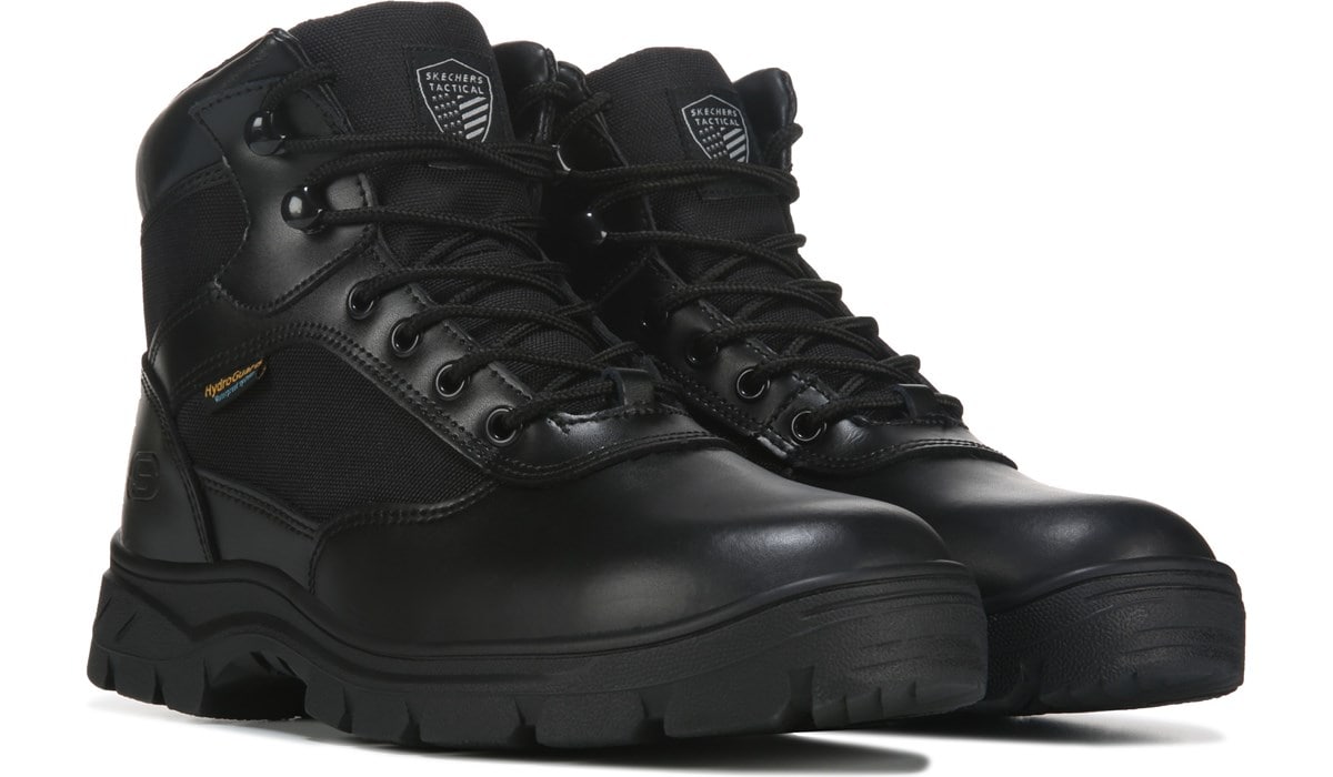 comfortable black work sneakers